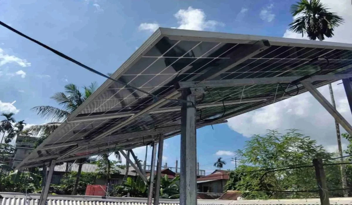 Ground-mounted solar installation Tripura