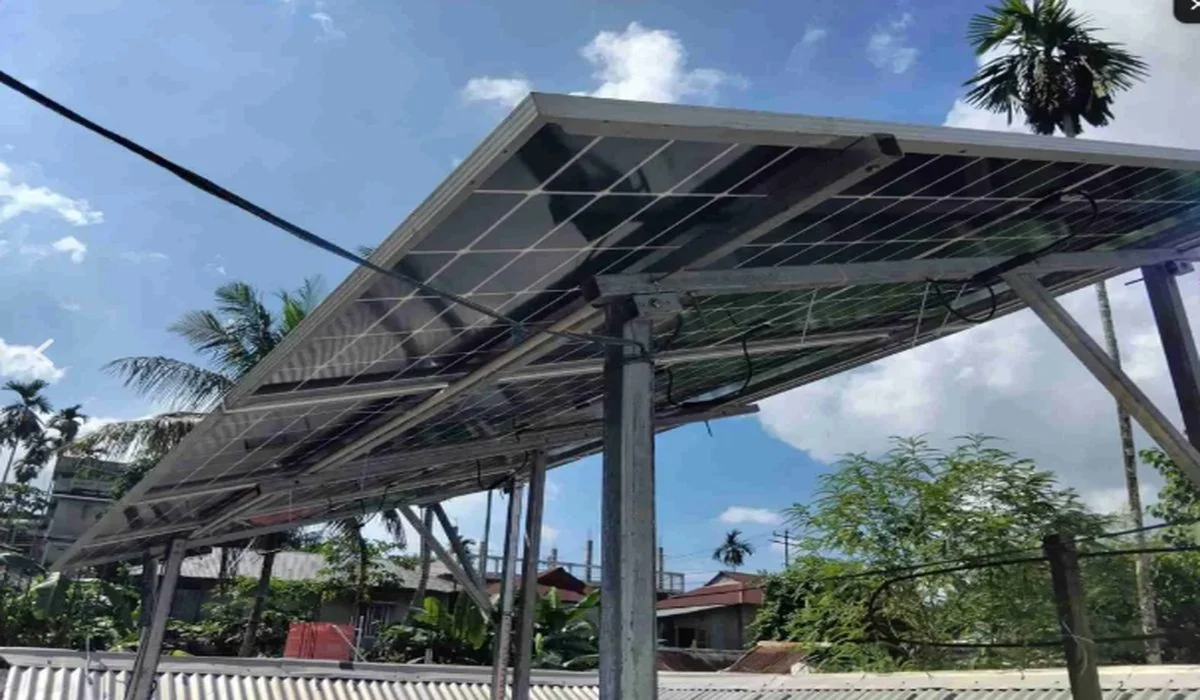 Solar carport canopy Tripura