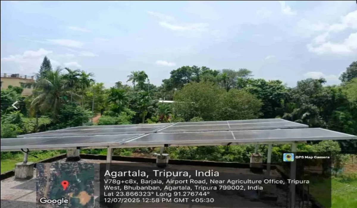 Solar installation Airport Road Agartala