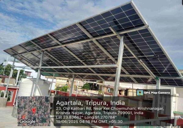 Krishnanagar, Agartala - Solar Canopy